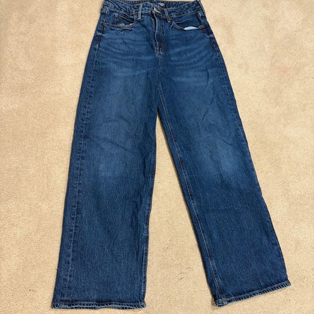 Old Navy Denim Sky-High Wide Leg Jeans